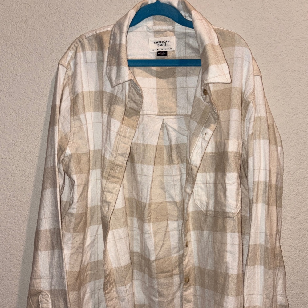 American Eagle Flannel Top Size S
